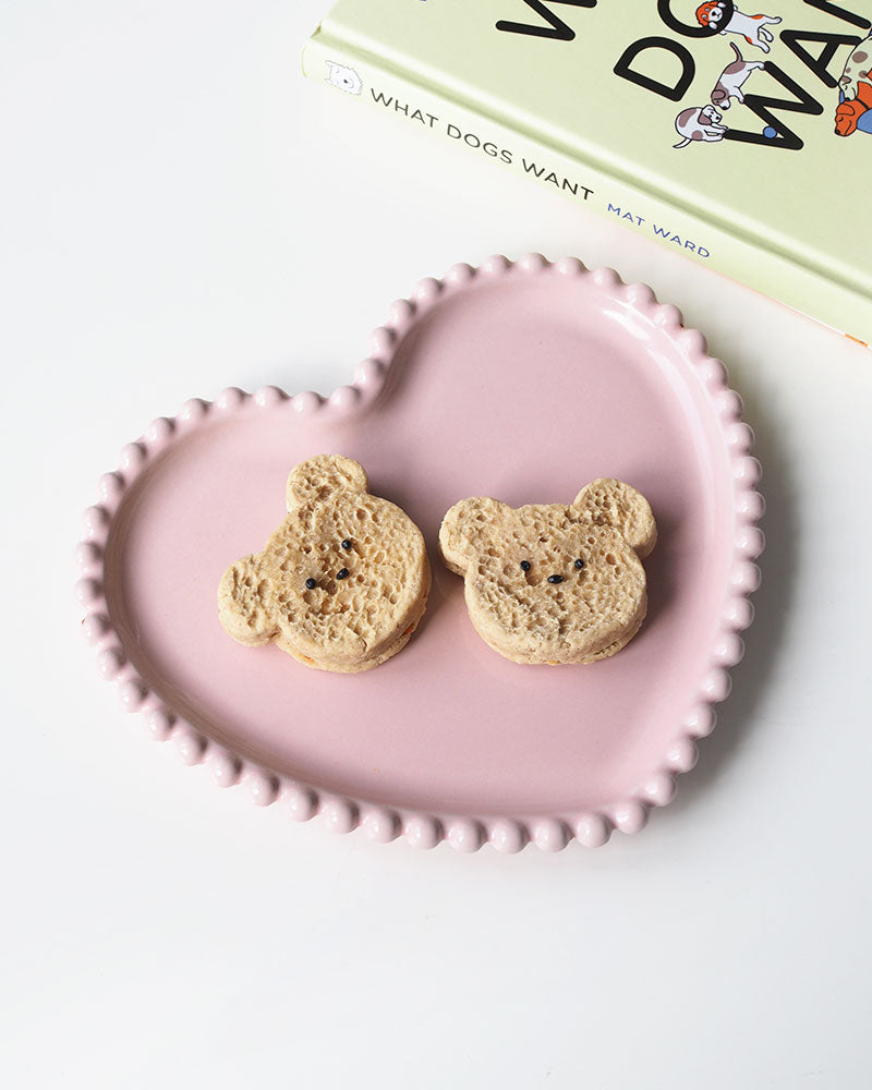 Bear Sponge Cake 🐻 Chicken/Pork - 2pcs / ~20g