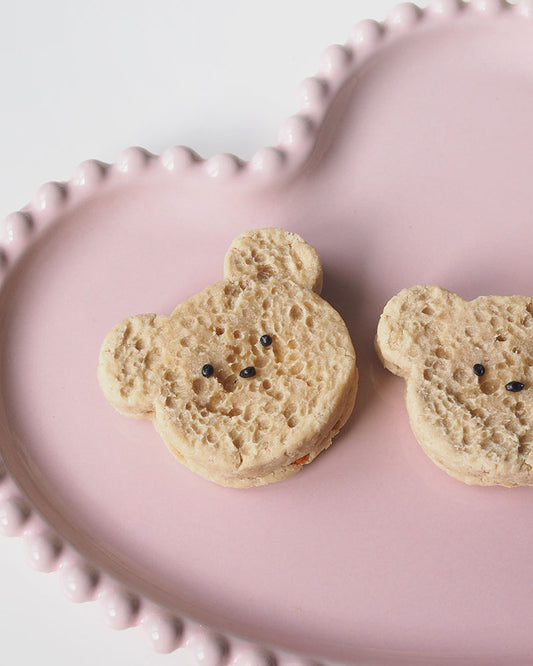 Bear Sponge Cake 🐻 Chicken/Pork - 2pcs / ~20g