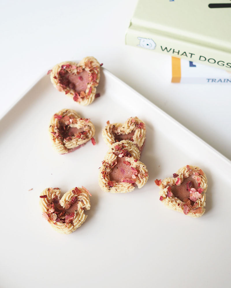 Heart Puff 💗 Chicken/Pork - 6pcs / ~20g